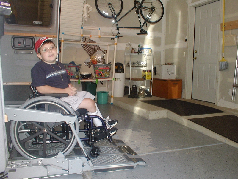 Car wheelchair lift